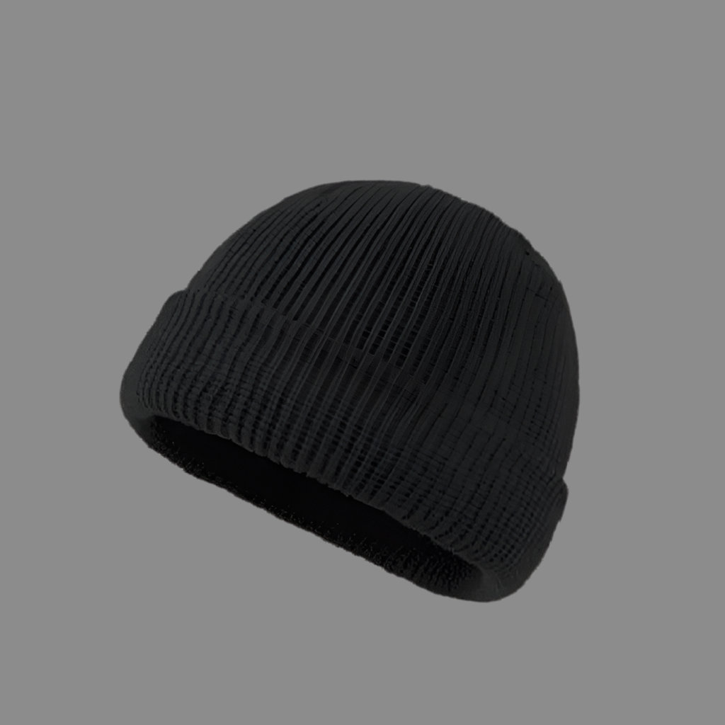 Trendige Strickmütze
