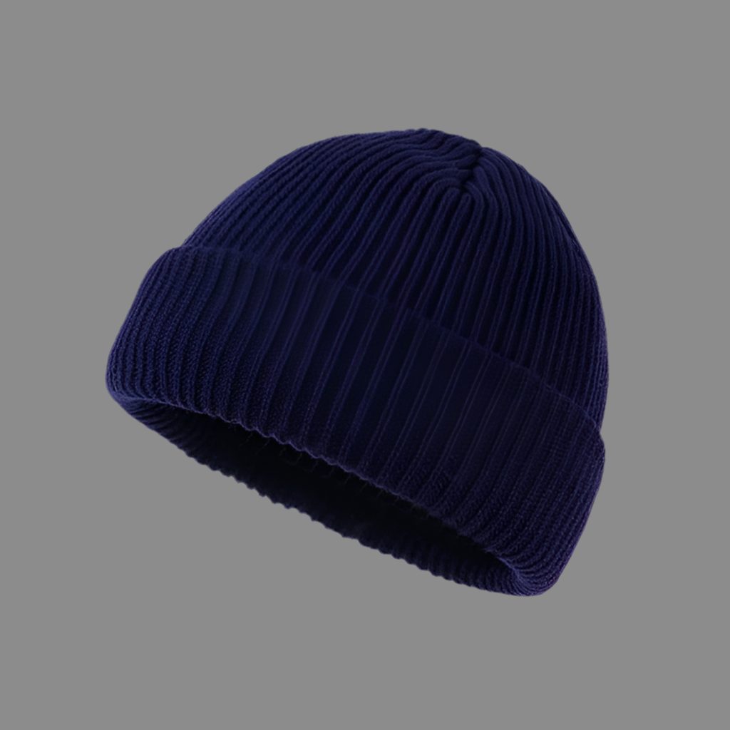 Trendige Strickmütze